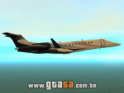 Embraer Legacy 600 Executive para GTA San Andreas